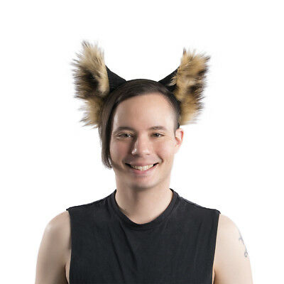 Pawstar Timber Wolf Ear Headband - Furry Cosplay Halloween Costume[tim]3007