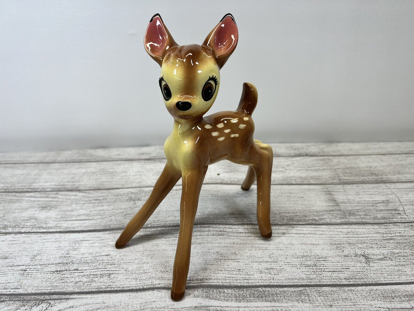 Vintage Evan Shaw Disney Bambi Deer Figurine American Pottery