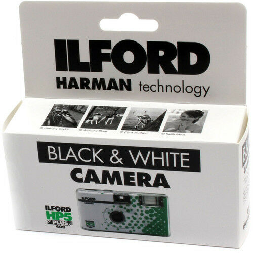 Ilford Hp5 Plus Single Use Disposable Film 35mm Camera With Flash 27 Exposures