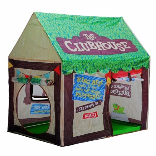 Baby Green Castle Indoor Outdoor Room Kids Girls Boys Fairy Play House Tent Tech