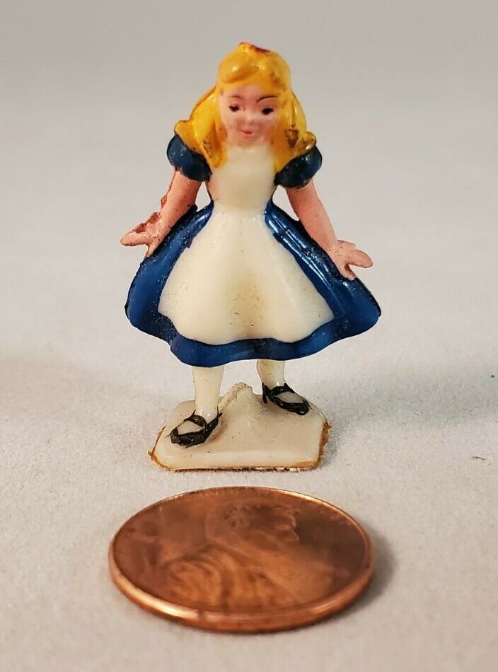 Marx Disney Miniatures Disneykins Alice In Wonderland (hand Painted - 1961)