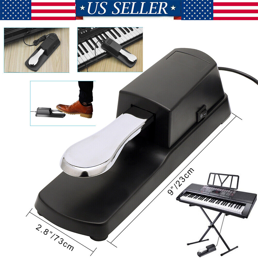 Damper Sustain Foot Pedal  Switch Digital Piano For Casio Yamaha Roland Keyboard