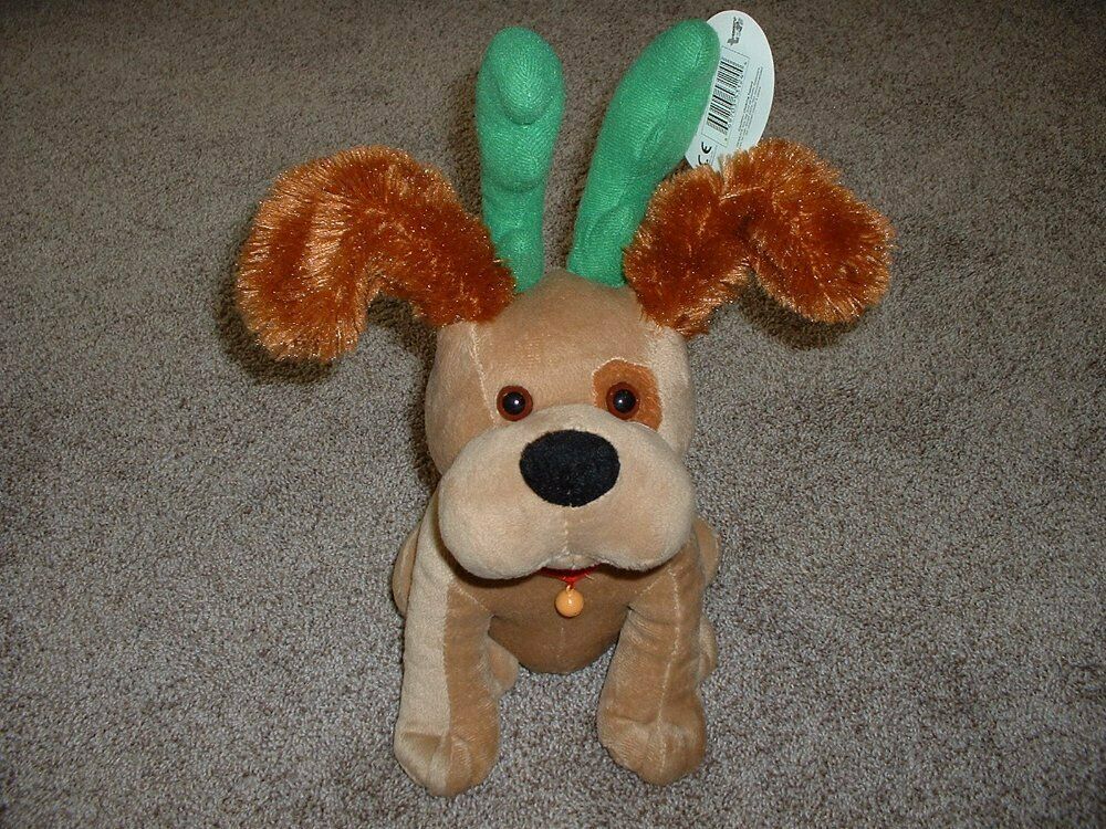 Tekky Toys Large Flapping Ears Christmas Dog Sings Shout! Moves Animated Faulty