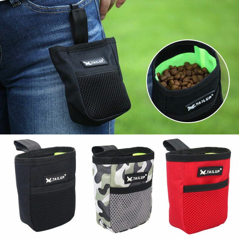 Pet Dog Puppy Obedience Training Treat Bag Feed Bait Food Snack Pouch Belt Bags