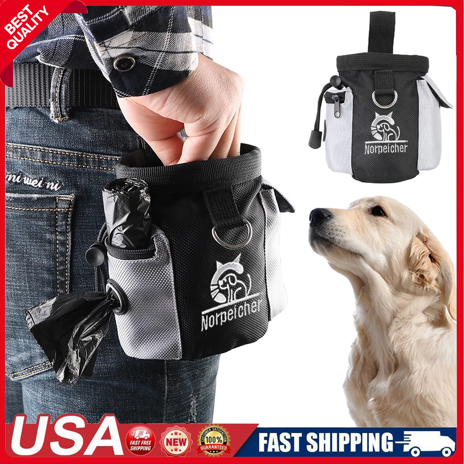 Puppypet Dog Obedience Feed Bait Food Snack Pouch Training Treat Bag Belt Bags