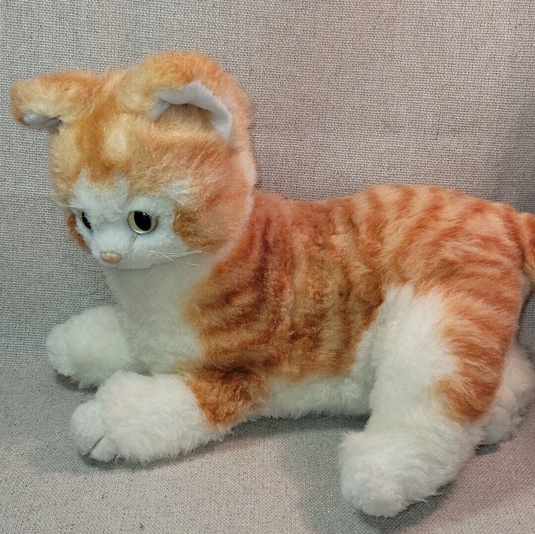 1991 Takara Purr-fect Tabby Kitty Cat Plush Sound Animated Vintage Works